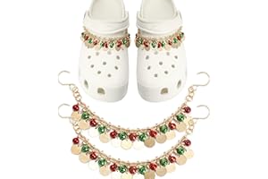 Ziigole Bling Rhinestones Butterfly Shoe Chains for Women, DIY Shoe Decoration Charm Accessories for Clog Sandals, Ideal Gift, Party Favor