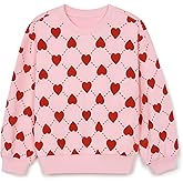 Sineeko Toddler Boys Girls Valentine's Sweatshirt Unisex Shirts Funny Love Heart Kids Pollover Tops 2-7 Years