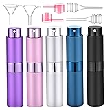 Yikimyfo 5 Pcs Travel Perfume Atomizer