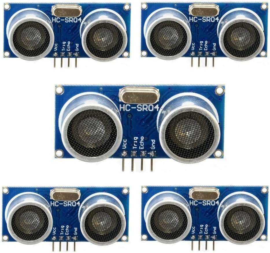 Alphabeeboo HC-SR04 Ultrasonic Distance Measuring Transducer Sensor Module for Arduino Pack of 5