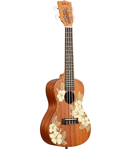 Amazon.com: Mahalo Ukuleles MD1HB bub Hibiscus Flower Ukulele