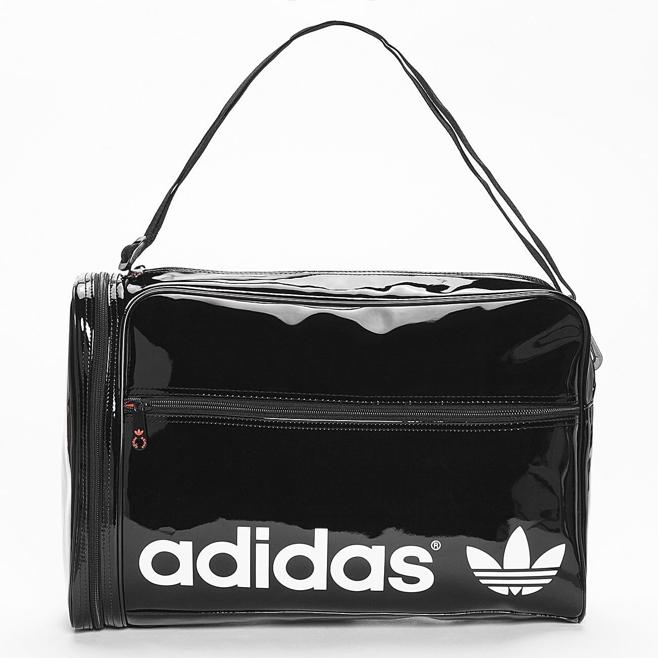 adidas AC Airline Unisex Adult Shoulder Bag Black/hiRes Red F13