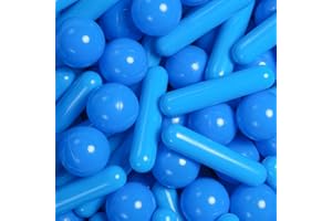 STARBOLOBall Pit Balls for Kids- Pack of 120 Blue Candy Bars, Ball Pit Balls Crush Proof Plastic Toy Balls for Toddler Ball Pit, Ball Pit Play Tent, Baby Pool Water Toys, Party Decoration