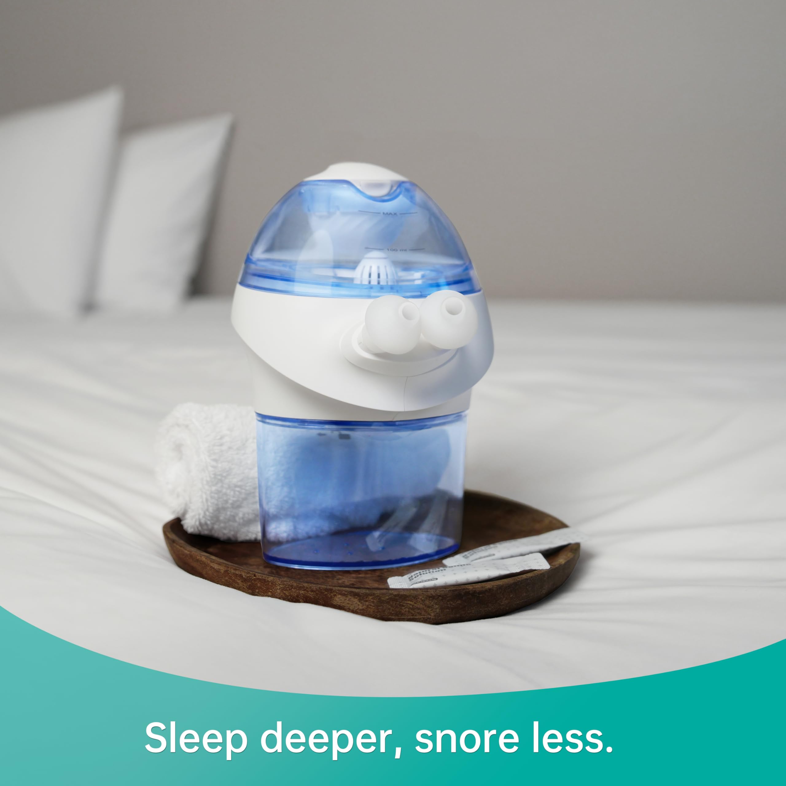 opove Nasal Irrigation System, Sinus Rinse Kit with 1 Nose Cleaner & 15 Salt Packets, Self-Cleaning & Automatic Waste Collection, Rechargeable Sinus Rinse Bottle for Relieving Nasal Discomfort