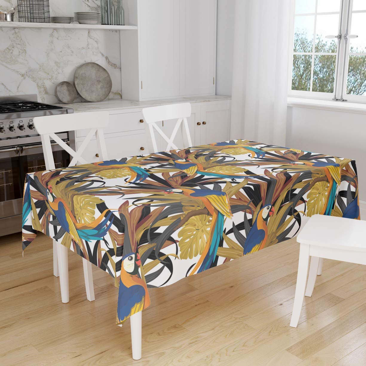 Bonamaison Kitchen Decoration, Tablecloth, 140cm x 160cm - Designed and Manufactured in Turkey