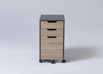 Amazon.com: Homestar mueble archivador de 3 cajones, 13