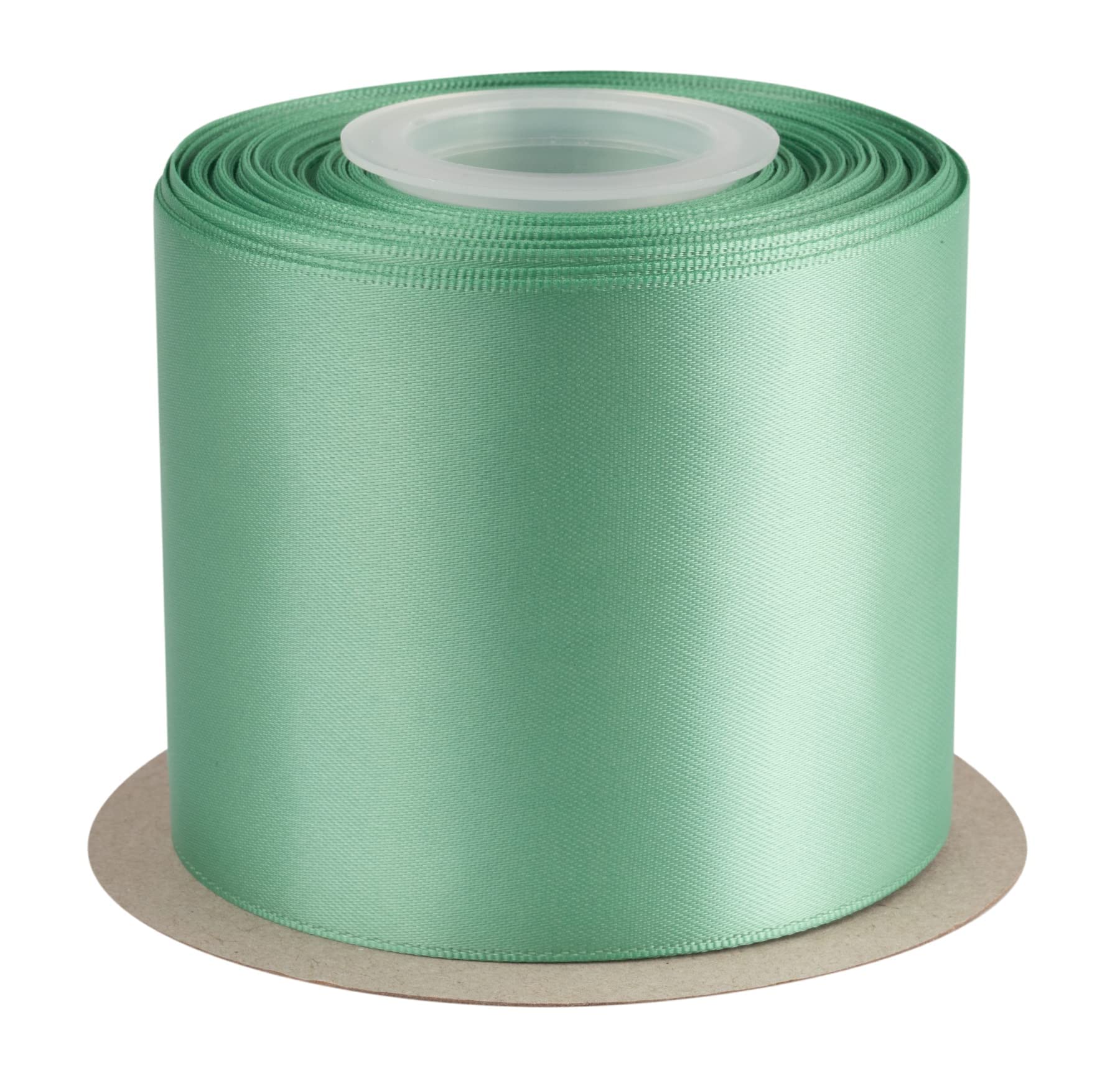AVANAVA 75mm Wide Ribbon Double Face Satin Ribbon - 22 Meters (564-Biscay Green)