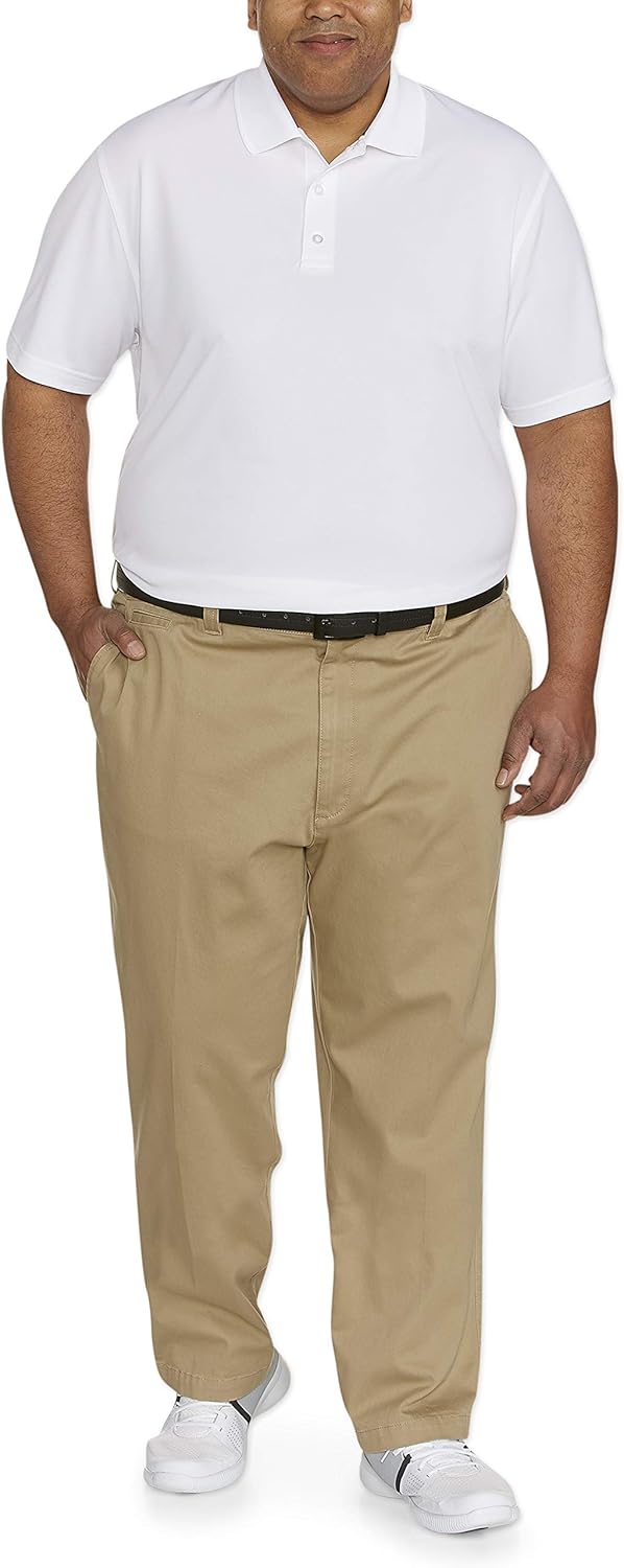  Essentials Men's Quick-Dry Golf Polo Shirt fit by DXL: Clothing