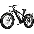 Asomtom Electric Bike for Adults, 26" x4.0 Fat Tire Ebike 750W Motor 28+MPH Electric Mountain Bike, 48V 15Ah Removable Battery Electric Bicycle with Suspension Fork, Shimano 7 Speed, Cruise Control