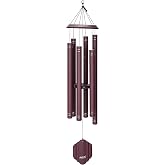 Arabesque by Wind River - 57 inch Garnet Wind Chime for Patio, Backyard, Garden, and Outdoor d&eacute;cor (Aluminum Chime) Made in the USA