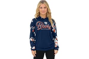Zubaz NFL Teams Women's Lightweight Hoodie (XS - 3XL) - Vibrant Team Graphic Designs