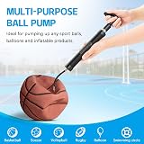 Cloudgree Sports Ball Pump 10in Air Inflator Kit with Needles & Hose view 6