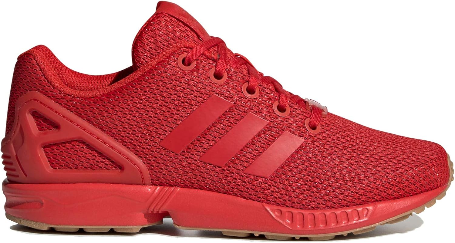 adidas Niños Chicos Zx Flux J Zapatillas Rojo Ropa