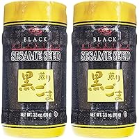 J-Basket Roasted Black Sesame Seed (2 Pack, Total of 7oz)