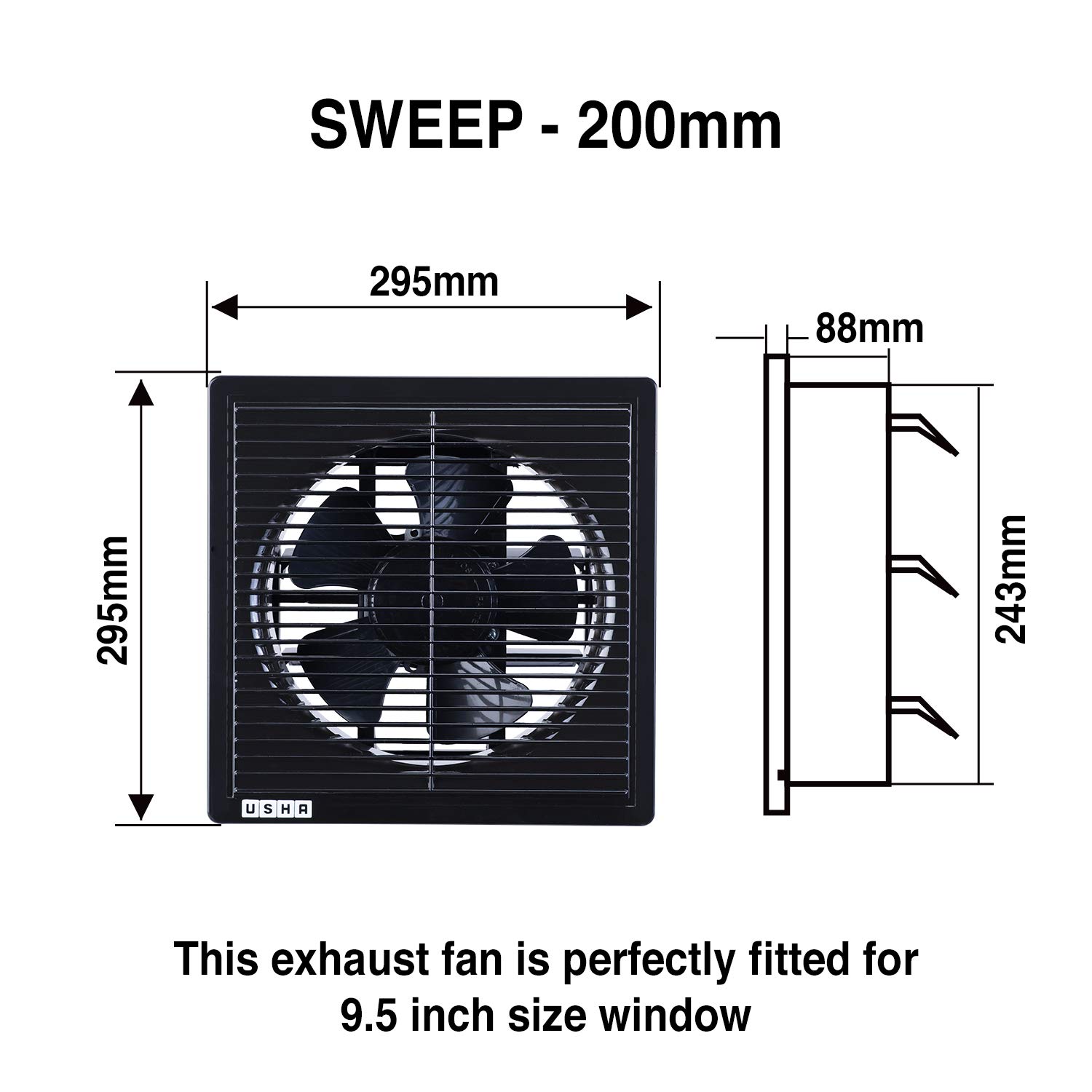 USHA Striker High Speed Exhaust Fan