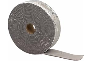 M-D BUILDING PRODUCTS Black/Silver Aluminium foil Backed Insulation wrap for Pipes, MD Building Products 02378