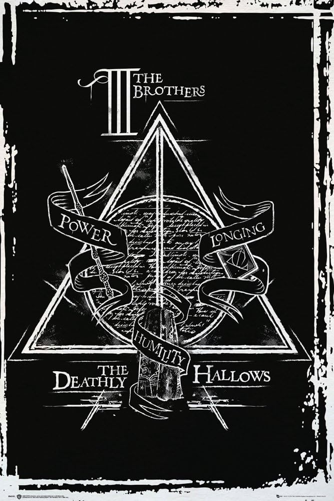Harry Potter &quot;Deathly Hallows Graphic&quot; Maxi Poster, 61 x 91.5 cm