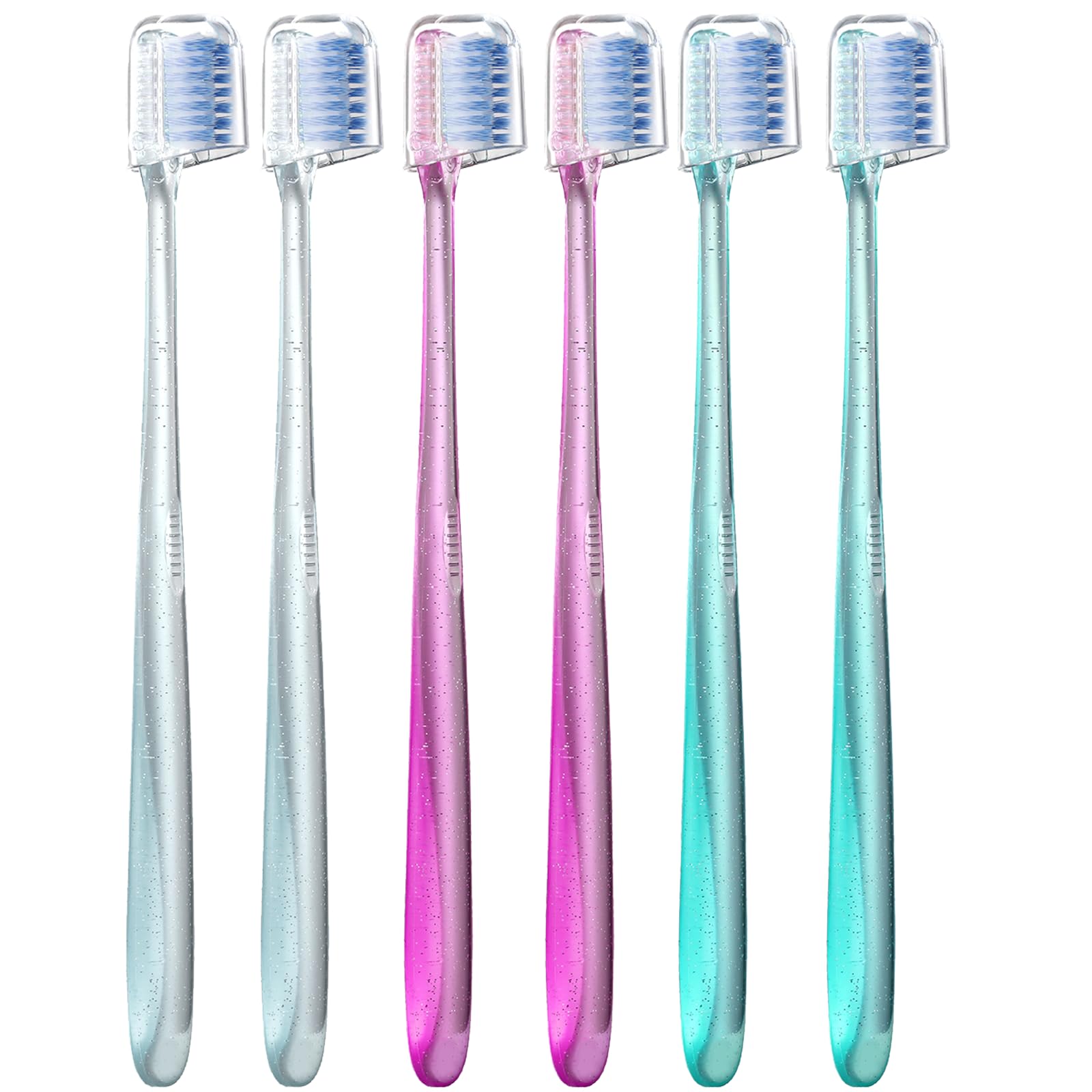 Photo 1 of Fregum V-Shaped Orthodontic Toothbrush for Braces, Soft Bristles, 6 Count, No Interdental Brushes Included