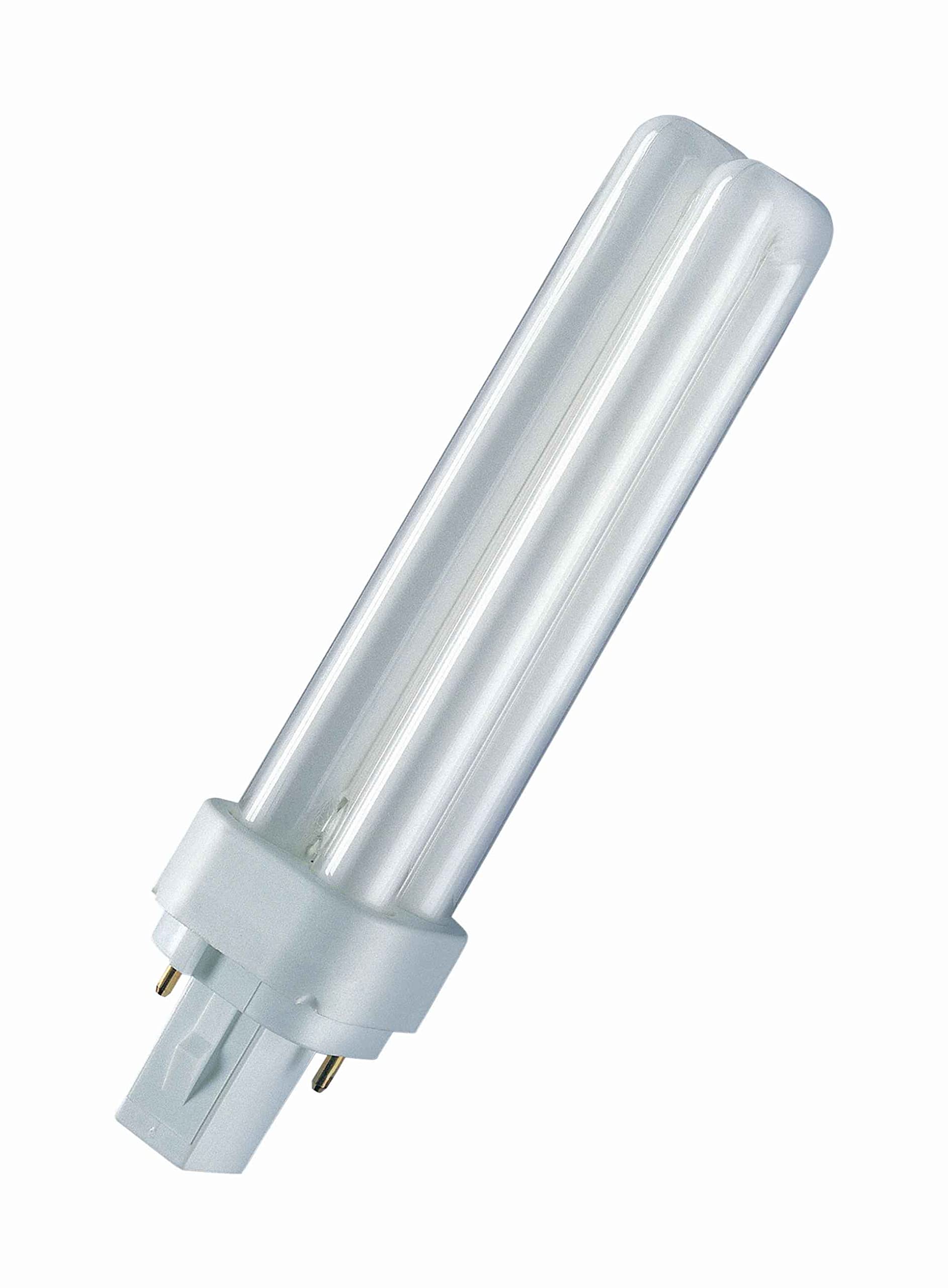 Osram Dulux D G24d-2 Compact Fluorescent Lamp 18W / 827 Warm