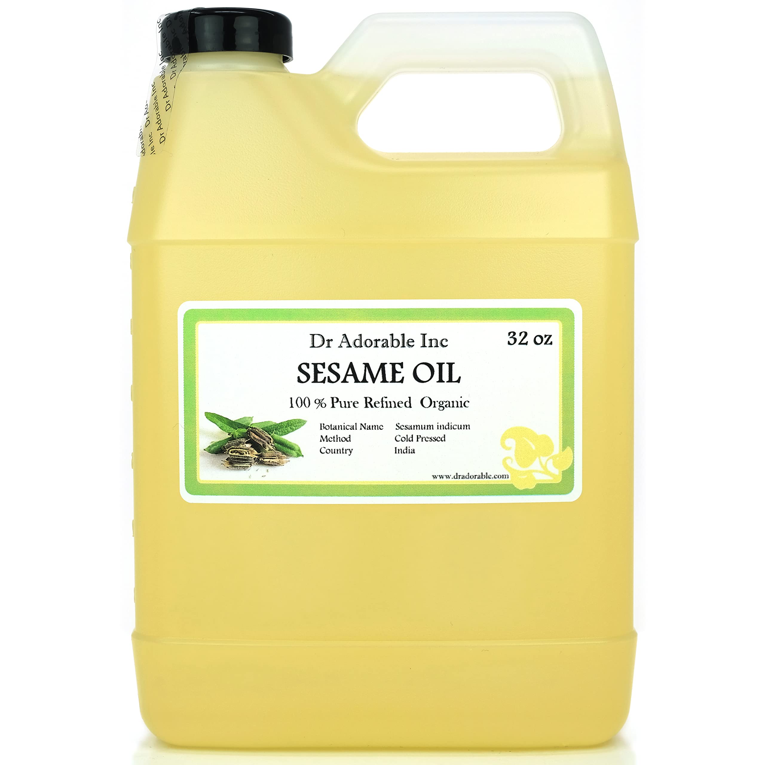 Mua Dr Adorable 32 oz Sesame Seed Oil Refined 100 Pure Natural Organic Cold Pressed trên