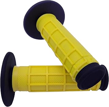 yellow handlebar grips