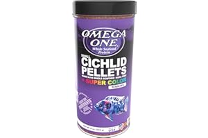 Omega One Super Color Cichlid Pellet Sinking Small 8oz