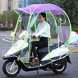 WYBD.Y Toldo Transparente para Auto eléctrico Totalmente Cerrado, fácil