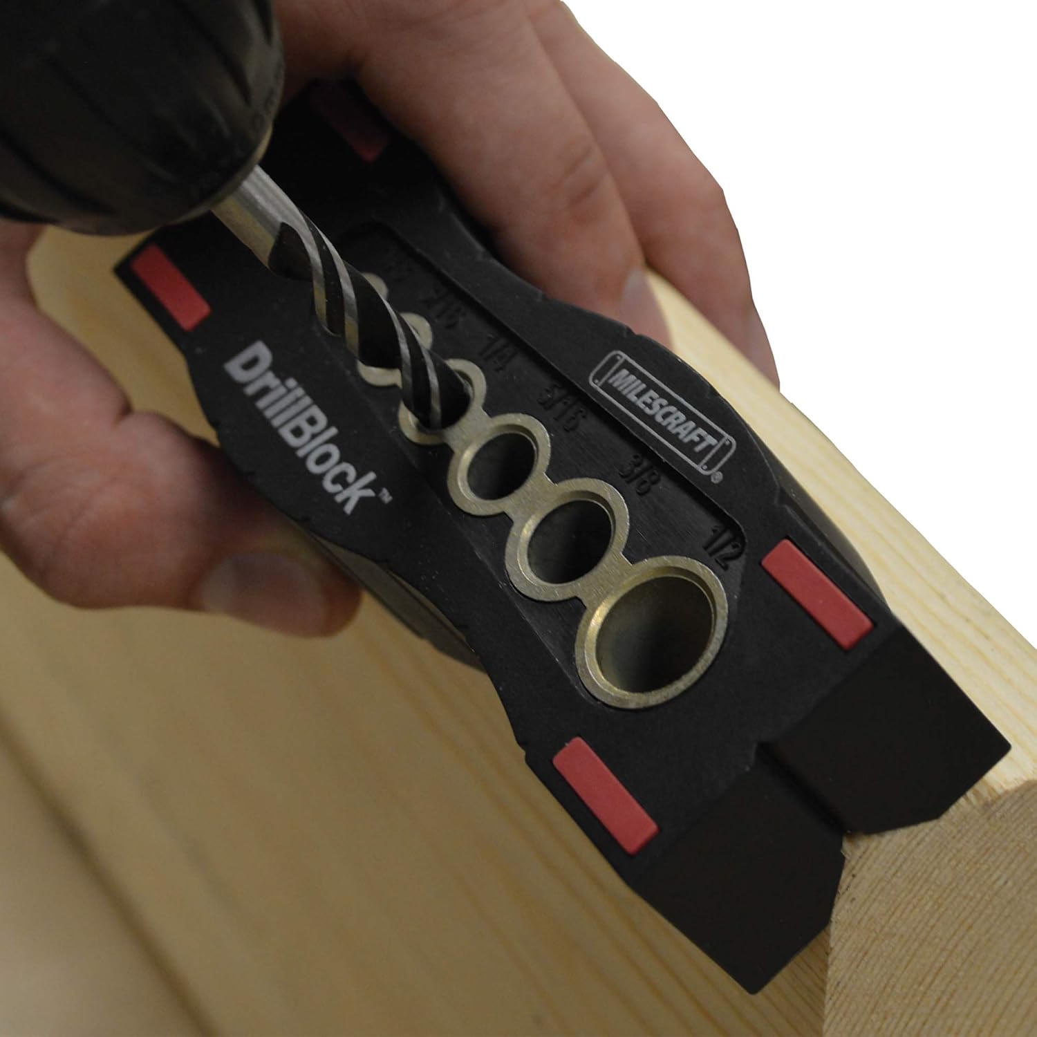 Milescraft 1312 DrillBlock- Handheld Drill Guide - - 