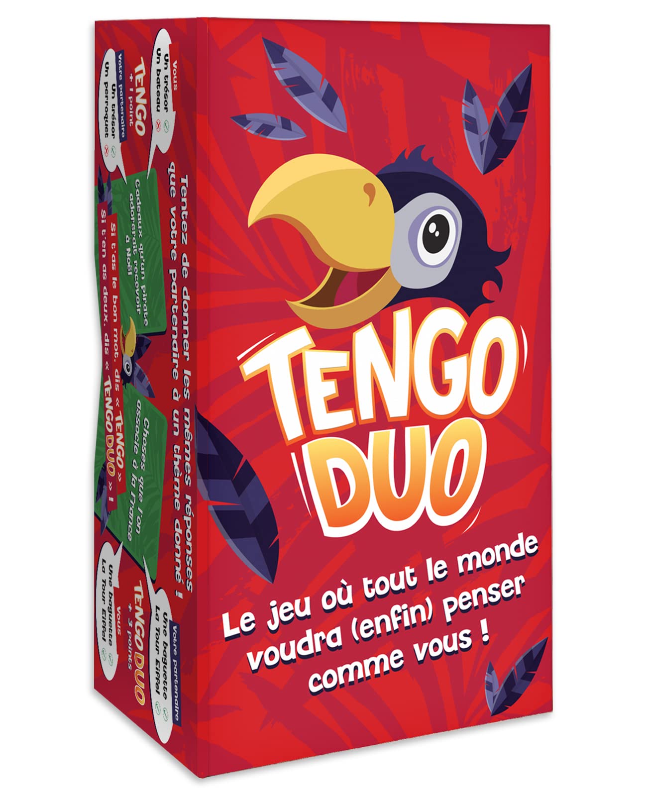 TENGO DUO - Le Nouveau Jeu de Société d’Ambiance Coopératif - Jeu de Cartes d’Anticipation et de Rapidité Idéal pour Jouer en Famille et Entre Amis, pour Enfants, Ados, Adultes - 480 Cartes