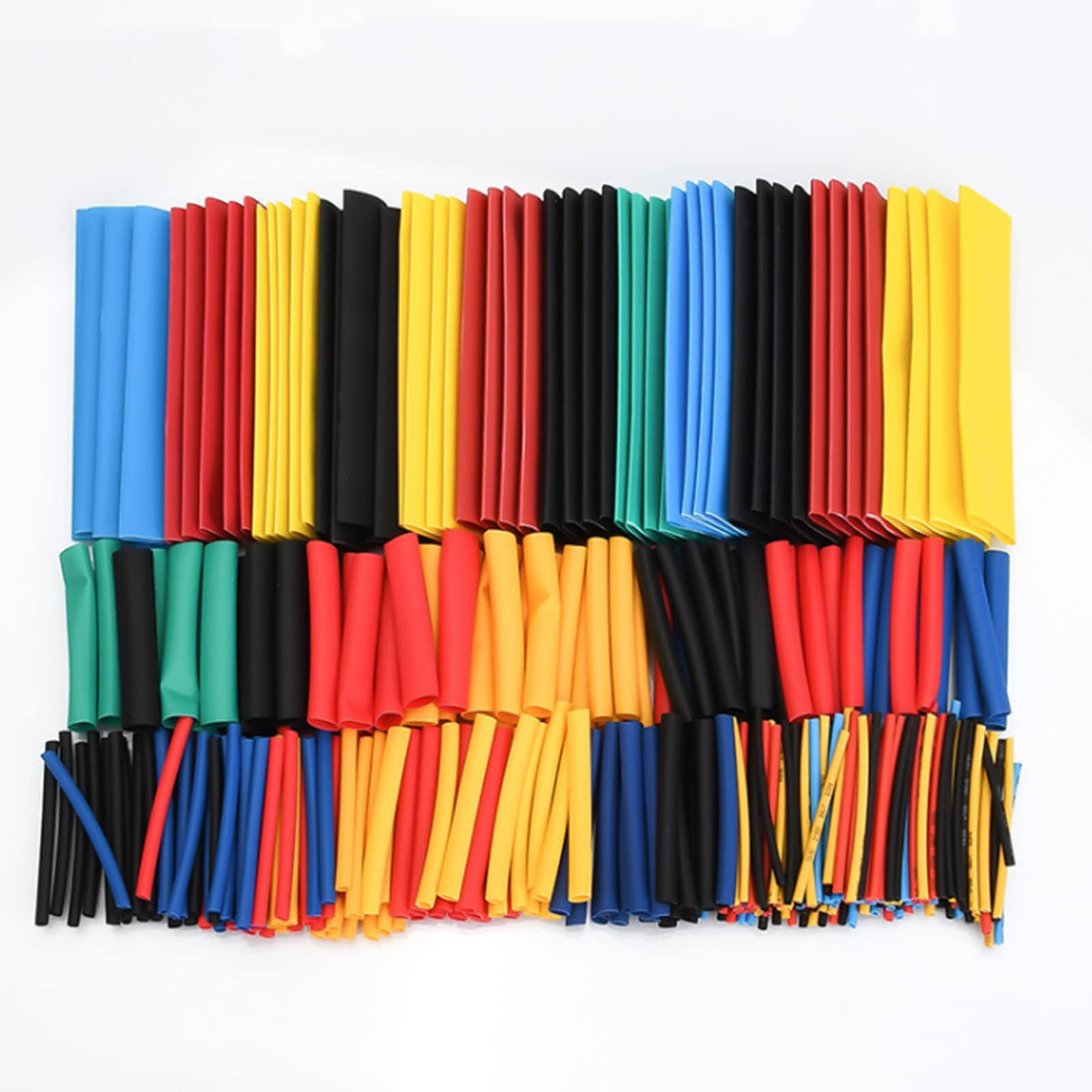 Unifizz 328pcs Heat Shrink Tubing Kit Shrinkage Ratio 2:1 Heat Shrink Tube for Repair Electrical Cable Wire Wrap Sleeve