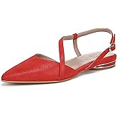 Naturalizer womens Hawaii Pointed Toe Slingback Flats