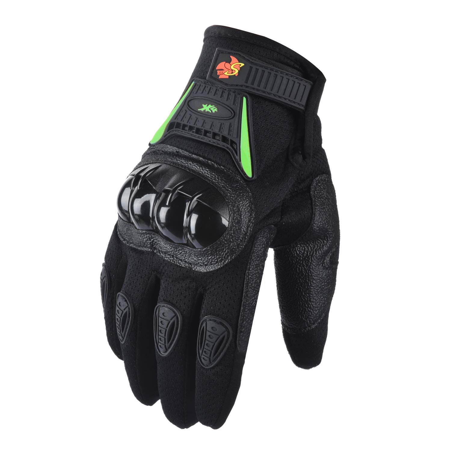 Automotive Street Bike Full Finger Motorcycle Gloves 09 S, Blue Gloves