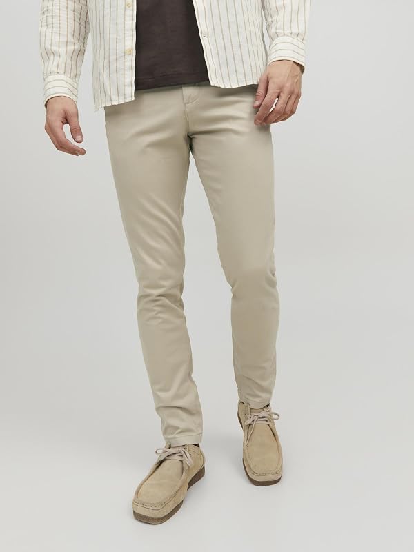 Pantalon Chino Slim Fit Grise 27/32