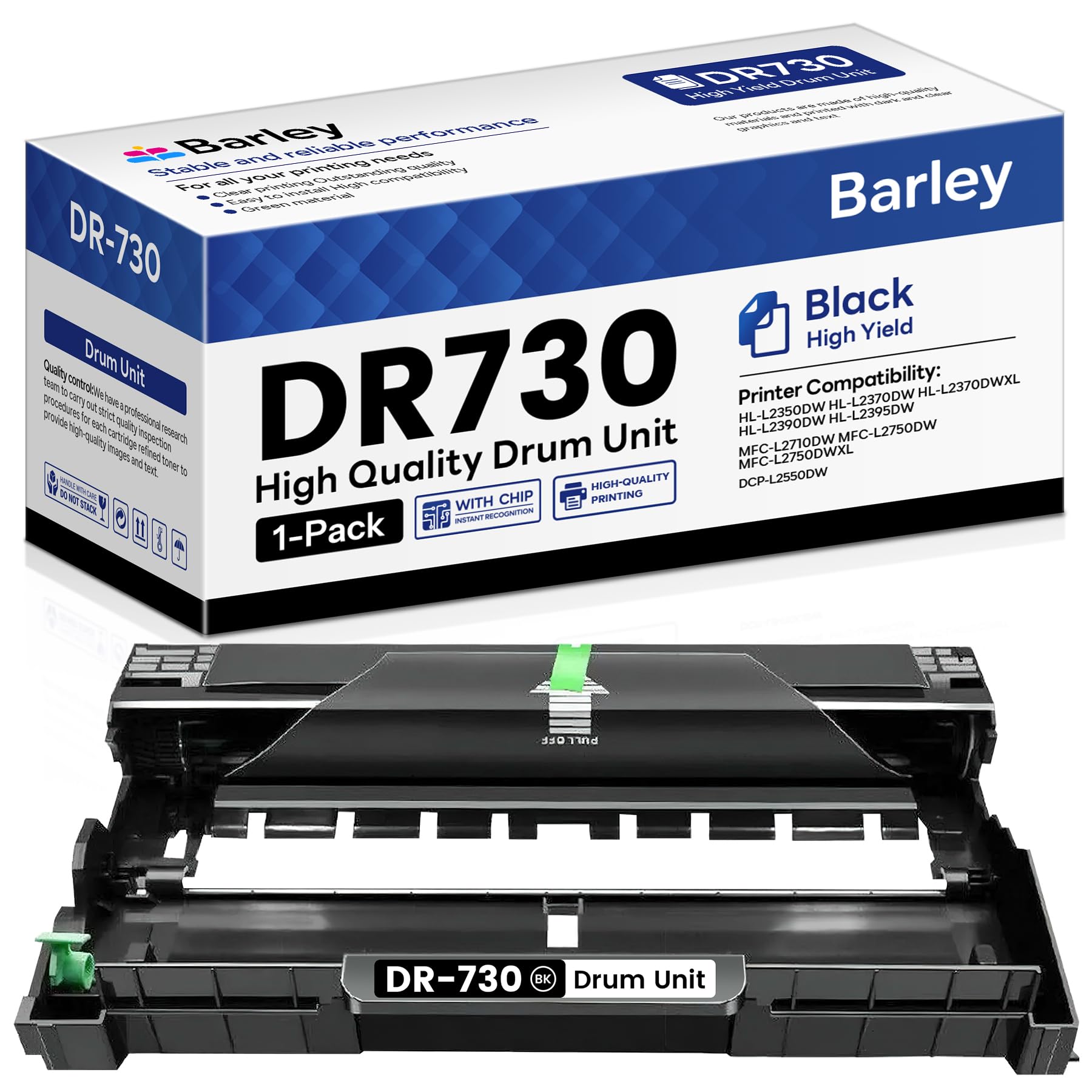 Photo 1 of ***MODEL MAY DIFFER UNSURE OF EXACT MODEL*** DR-730 DR730 DR 730 Drum Unit Compatible DR730 DR-730 Drum Replacement for Brother DR-730 DR730 DR 730 DCP-L2550DW MFC-L2750DW MFC-L2710DW Drum (1 Drum, NOT Toner)