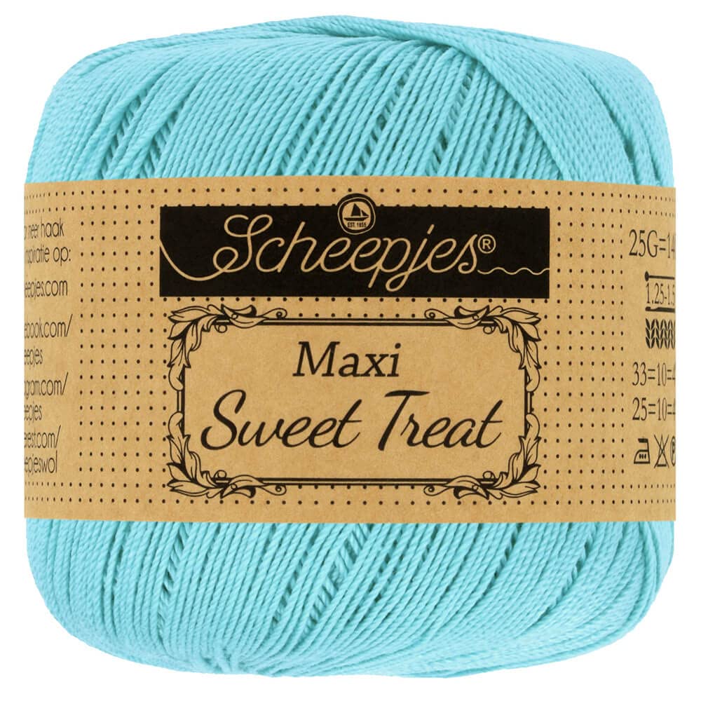 Scheepjes - Scheepjes Maxi Sweet Treat 397 Cyan Yarn - 1x25g — image 1