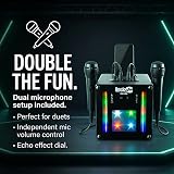 RockJam Bluetooth Karaoke Machine Two Microphones Rechargeable view 4