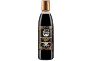 FONDO MONTEBELLO Aged Balsamic Glaze 8.45 fl.oz. (250ml), High Density Balsamic Vinegar Glaze Drizzle, Cream with Balsamic Vinegar of Modena, Sweet Reduction Glaze - Imported from Italy