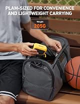 AstroAI Portable Electric Ball Pump with LCD Display, 5 Presets, 6L/min view 5