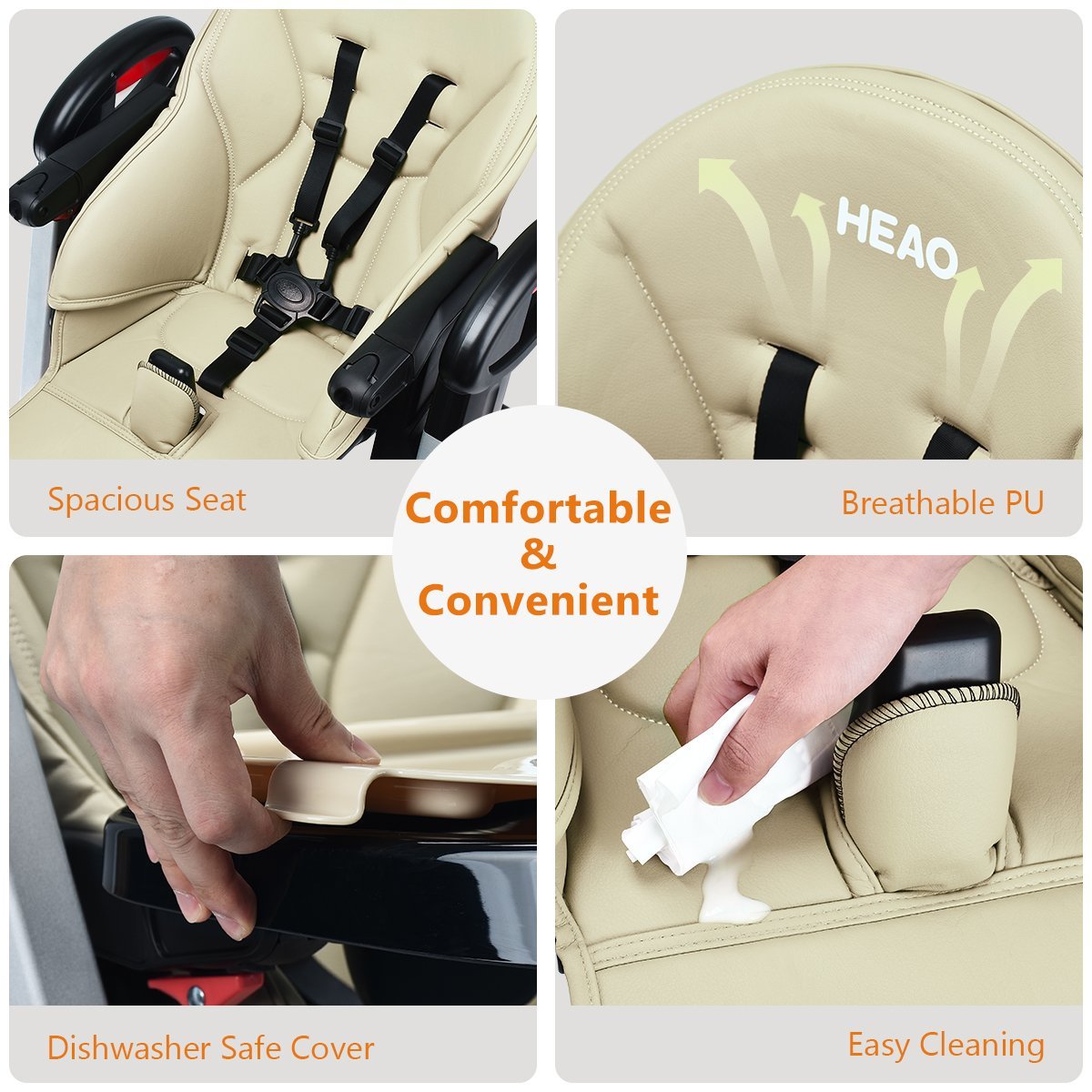 heao foldable high chair