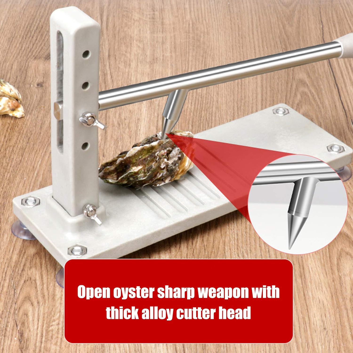 TZUTOGETHER Oyster Shucker, Oyster Clam Opener Machine, Oyster Shucker Tool Set for Hotel Buffets Homes Family Use: Kitchen & Dining