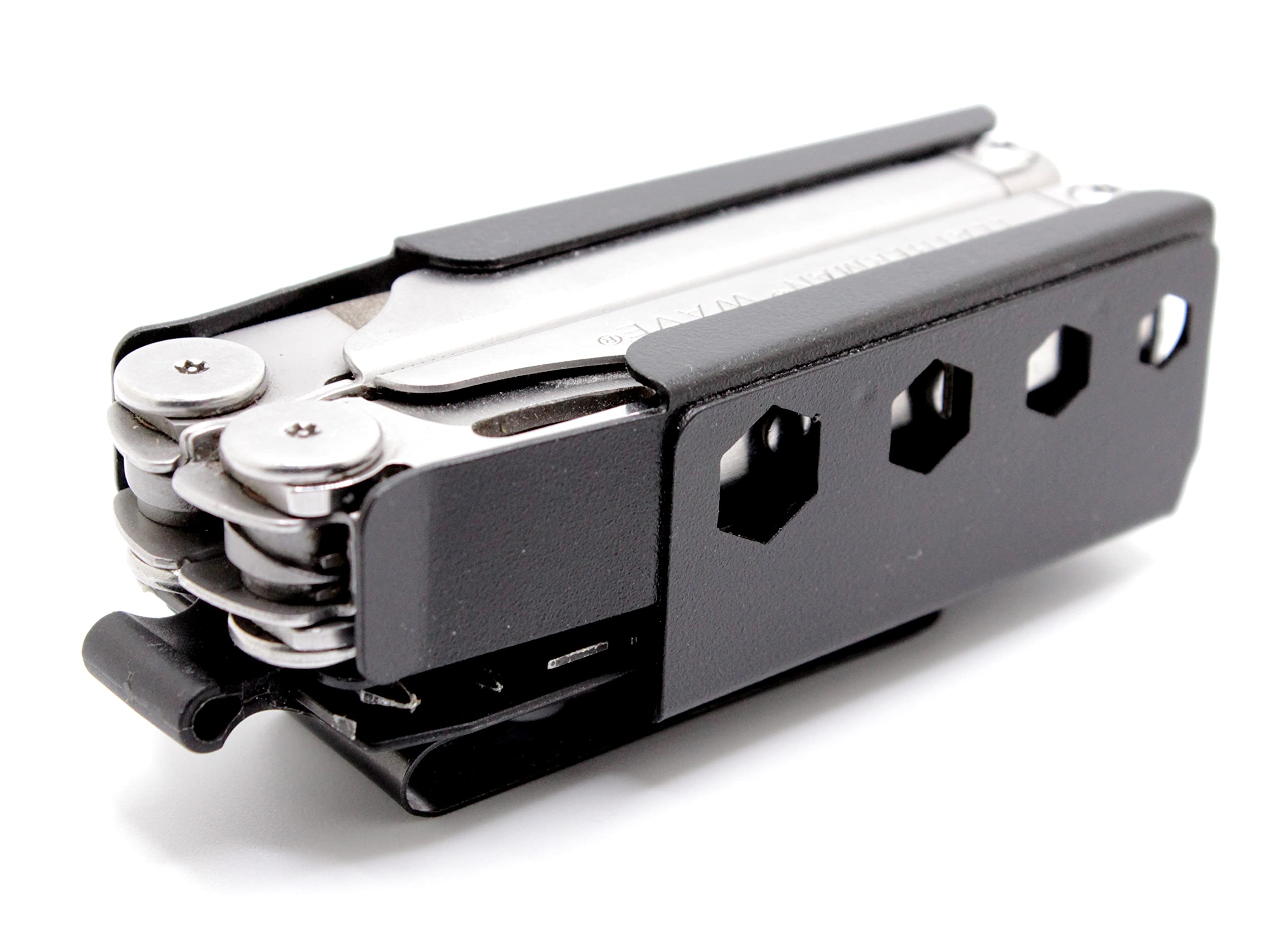 Photo 1 of Wave Plus/New Wave Sheath Compatible with leatherman - DESIGNED BY RAE GEAR (1.5" BELT CLIP WITH BIT KIT POCKET)