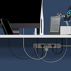 LIDER Outlet Extender with 4 Receptacles, USB