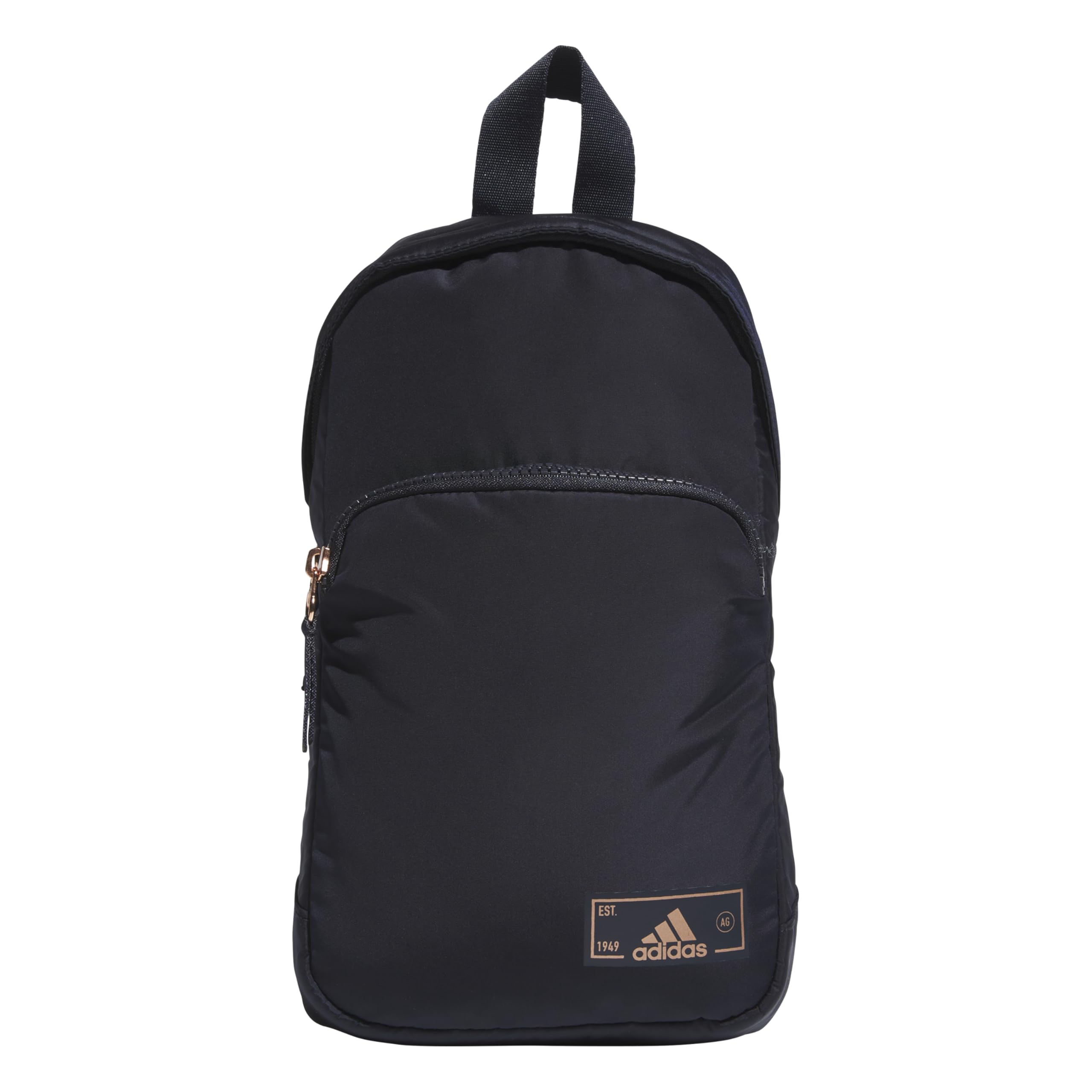 adidas Essentials Sling Small Crossbody Bag for Women and Men (5L), Legend Ink Blue/Rose Gold/2.0, One Size