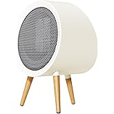 GAIATOP Space Heater, 1000W Energy Efficient Space Heaters for Indoor Use, 3 Mode PTC Fast Heating Ceramic Electric Heater, O