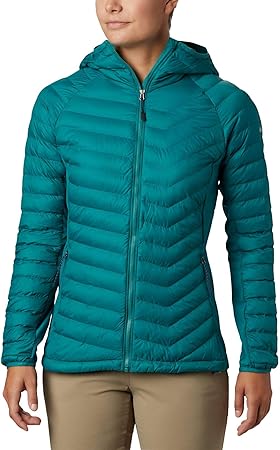 columbia women's powder pass hooded jacket