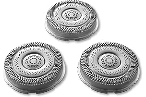 Philips Norelco Genuine SH91/52 Replacement Shaving Heads Compatible with Norelco Shaver Series S9000 and 9000 Prestige, Latest Version for Refreshed SH90/70, SH98/70, and SH98/80