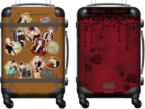 Amazon ムービック 限定 特典 ステッカー付き 受注生産 Diabolik Lovers More Blood 着せ替えキャリーケース 赤 茶 ディアボリックラヴァーズ キャリーバッグ アニメ 萌えグッズ 通販
