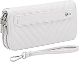 B BRENTANO Vegan Leather Double Zipper Pocket