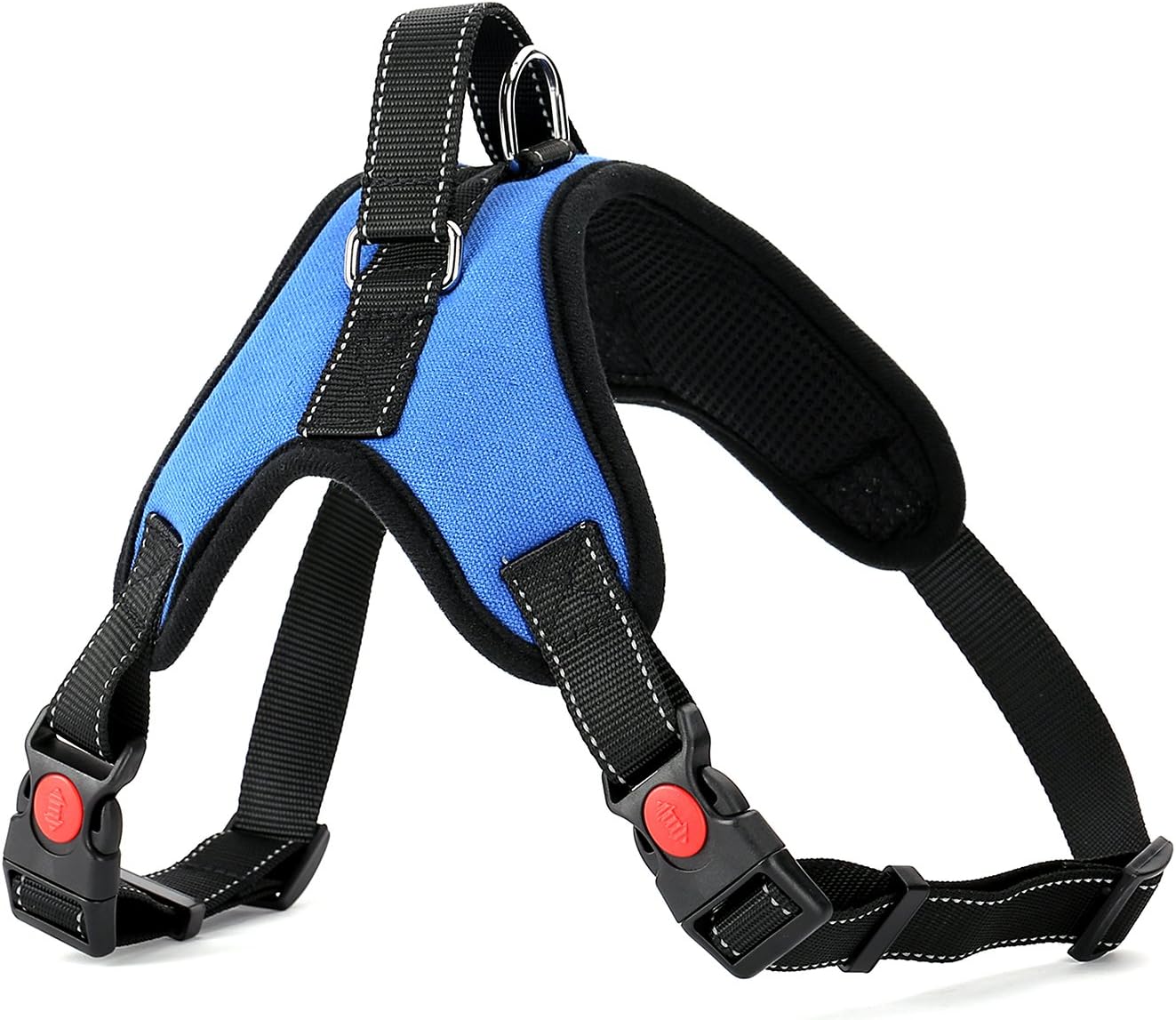 Funny Way Dog Harness Basic Halter Soft Padded Reflective ● Small Medium Big Dog ● Vest Bone Style ● No Choke No Slip No Pull