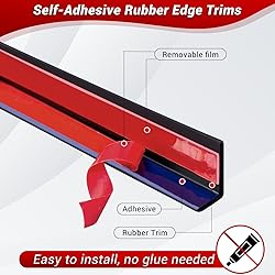 Tile Edge Trim, Flexible Rubber L Shaped Small Size